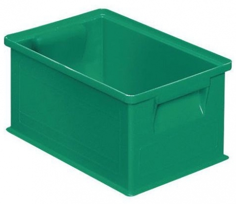 Naveta colorata din plastic PS (8,7 l), verde