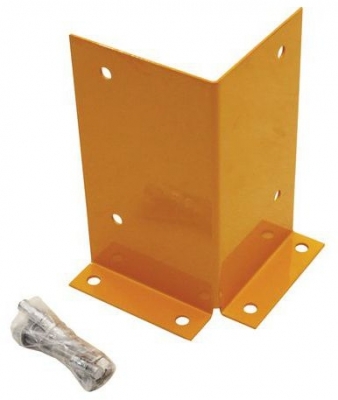 Suport metalic de protectie pentru rafturi Manutan, tip L