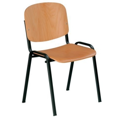 Scaun de sufragerie din lemn Sylva Black