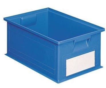 Naveta colorata din plastic PS (28 l), albastra