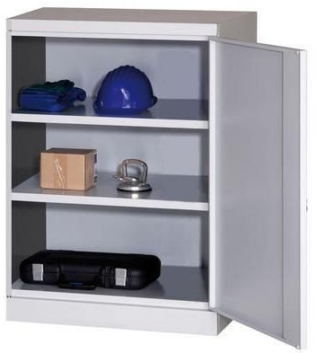 Dulap de atelier pentru scule, 104 x 80 x 43,5 cm, gri/gri
