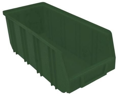 Cutie din plastic Manutan 12,5 x 14,5 x 33,5 cm, verde