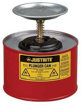 Umezitor de siguranta Justrite, rosu, 2 l