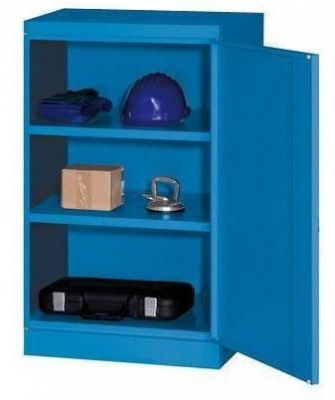 Dulap de atelier pentru scule, 104 x 60 x 43,5 cm, albastru/albastru