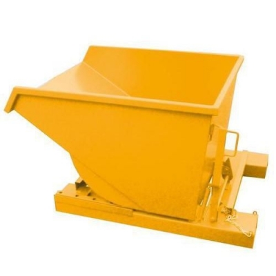 Container basculant, volum 1700 l, galben