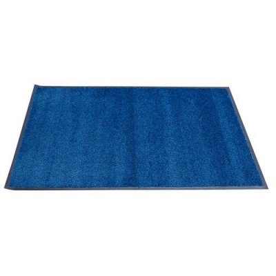 Covoras de curatare cu margine facilitare acces, pentru interior, 150 x 85 cm, albastru