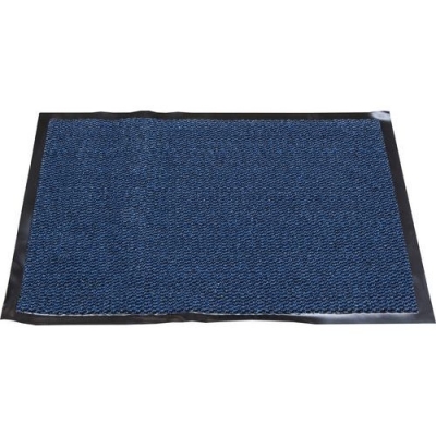 Covoras de curatare cu margine facilitare acces, pentru interior, 90 x 60 cm, albastru