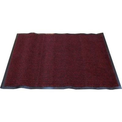 Covoras de curatare cu margine facilitare acces, pentru interior, 120 x 90 cm, rosu