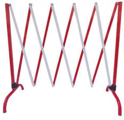 Bariera metalica mobila Manutan, pliabila, lungime 230 cm