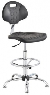 Scaun de lucru Ralph antistatic ESD cu suport pentru picioare si glisoare