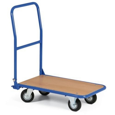 Carucior cu platforma, cu maner rabatabil, pana la 300 kg