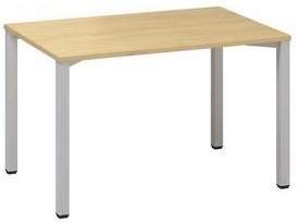 Masa de birou Alfa 200, 120 x 80 x 74,2 cm, model drept, design par salbatic, RAL9022