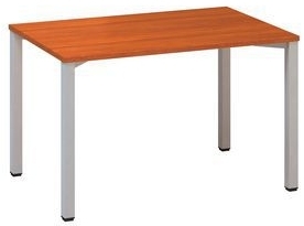 Masa de birou Alfa 200, 120 x 80 x 74,2 cm, model drept, design cires, RAL9022