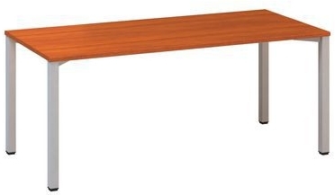 Masa de birou Alfa 200, 180 x 80 x 74,2 cm, model drept, design cires, RAL9022