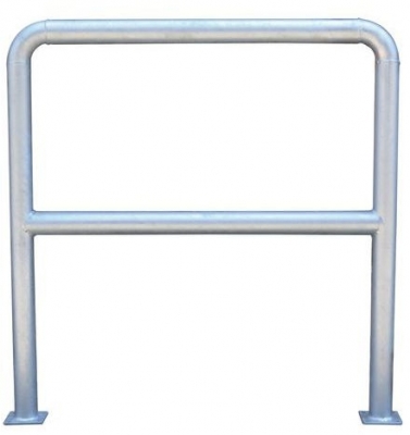 Bariera metalica Manutan, lungime 100 cm, gr. 59 mm, gri