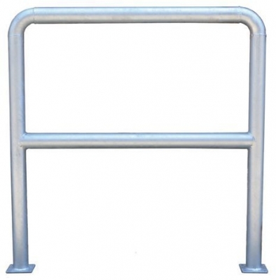 Bariera metalica Manutan, lungime 200 cm, gri
