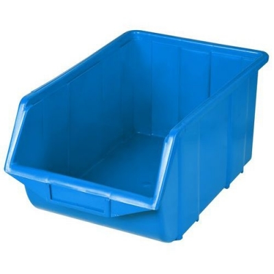 Cutie din plastic Ecobox large 16,5 x 22 x 35 cm, albastra