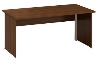 Masa de birou Alfa 100, 160 x 80 x 73,5 cm, model drept, design nuc