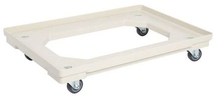 Platforma de transport din plastic, pana la 120 kg, bej