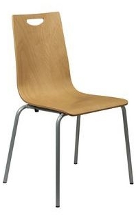 Scaun de sufragerie din lemn Lily, fag