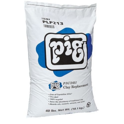 Absorbant pulbere Pig, universal, capacitate de absorbtie 19l, 18 kg