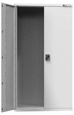 Dulap metalic de atelier 195 x 104,4 x 62,5 cm, gri