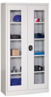 Dulap de atelier pentru scule, 195 x 95 x 40 cm, gri