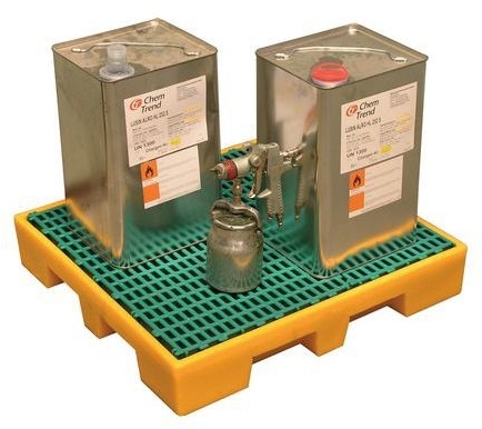 Cuva modulara de captare din plastic cu grilaj, 35 l