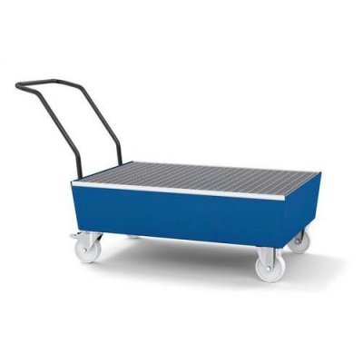 Cuva de captare mobila, pentru 2 butoaie, volum 200 l, vopsita