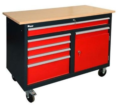 Masa sudata mobila de atelier Dennert, 92 x 112 x 60,5 cm