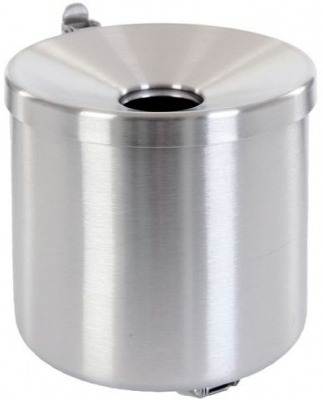 Scrumiera de perete Manutan Round, argintie