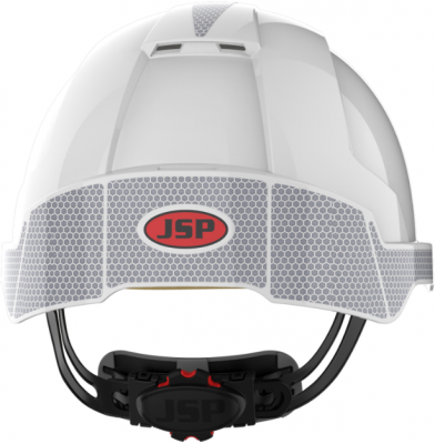 Casca de protectie ventilata reflectorizanta EVOLite, Alb, JSP 