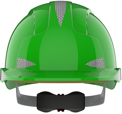 Casca de protectie ventilata reflectorizanta EVOLite, Verde, JSP 