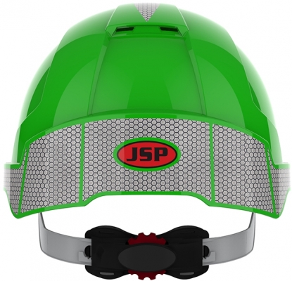 Casca de protectie ventilata reflectorizanta EVOLite, Verde, JSP 