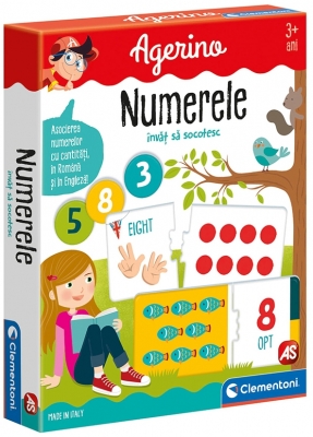 Set de joaca educativ Agerino, Numerele, Clementoni 