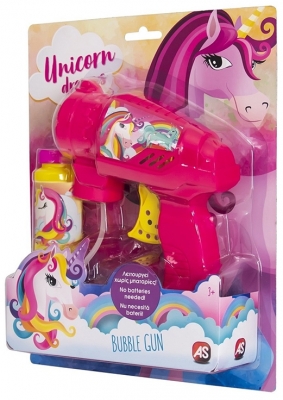 Pistol pentru baloane de sapun Unicorn, AS Novelties