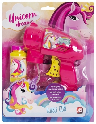 Pistol pentru baloane de sapun Unicorn, AS Novelties 