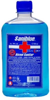 Alcool sanitar 0.5l Saniblue 