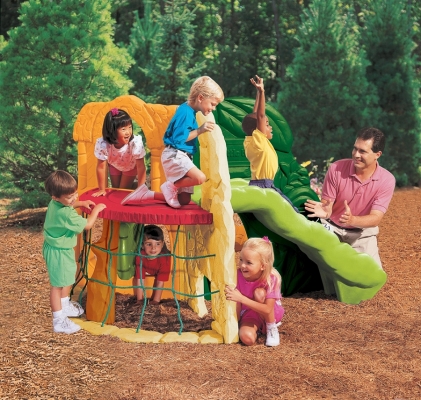 Spatiu De Catarat Cu Tobogan Little Tikes