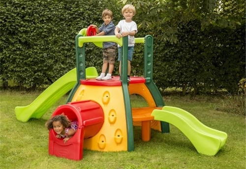 Spatiu De Joaca Eve Cu Doua Tobogane Little Tikes