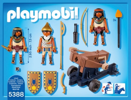 Soldati egipteni cu balista Romans and Egyptians Playmobil