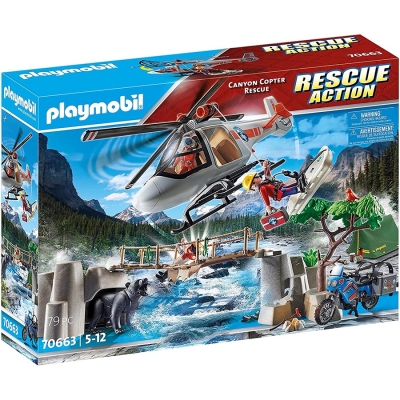 Operatiune de salvare din canion Playmobil 