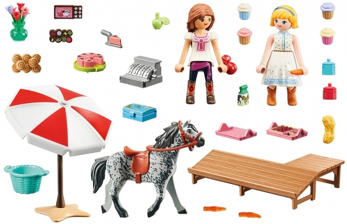 Stand cu prajituri in Miradero Playmobil 