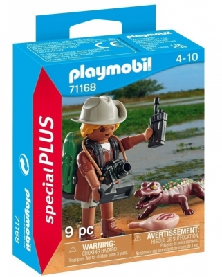Figurina Cercetator cu aligator. Playmobil