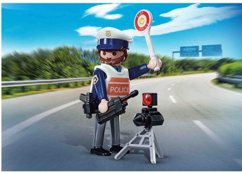 Figurina Politist Rutier, Playmobil