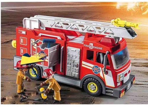 Playmobil - Camion De Pompieri Us