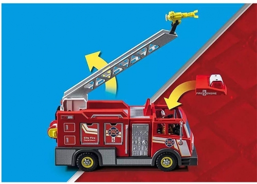 Playmobil - Camion De Pompieri Us