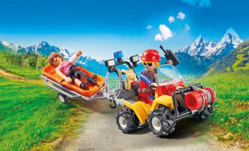 Salvatori montani cu targa Action Playmobil