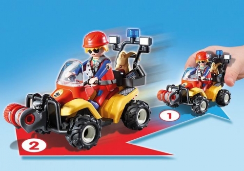 Salvatori montani cu targa Action Playmobil