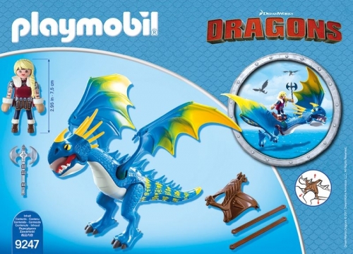 Astrid si Stormfly Dragons Playmobil